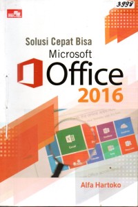 Image of Solusi cepat bisa Microsoft Office 2016