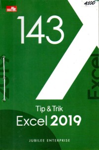 Image of 143 tip & trik excel 2019