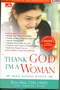 Image of Thank God I'm a woman : Buku manual wanita