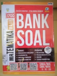 Image of 1700 plus bank soal matematika wajib SMA/MA-SMK/MAK