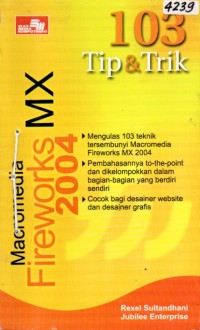 Image of 103 tip & trik Macromedia Fireworks MX 2004