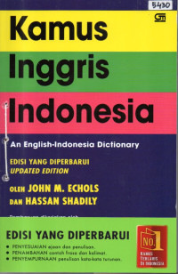 Image of Kamus Inggris - Indonesia : edisi yang diperbarui