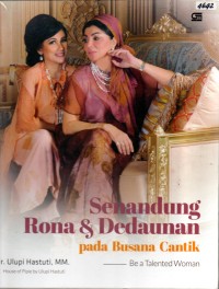 Image of Senandung rona & dedaunan pada busana cantik