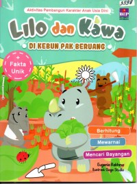 Image of Lilo dan Kawa di kebun Pak Beruang